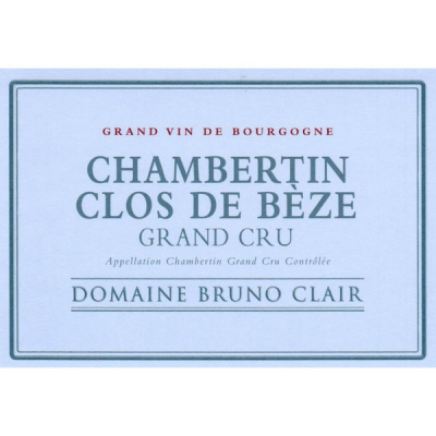 Bruno Clair Chambertin-Clos-De-Beze Grand Cru 2001 (12x75cl)