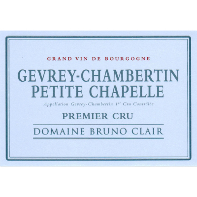 Bruno Clair Gevrey-Chambertin 1er Cru Petite Chapelle 2014 (1x75cl)