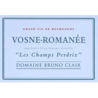 Bruno Clair Vosne Romanee Les Champs Perdrix 2015 (6x75cl)