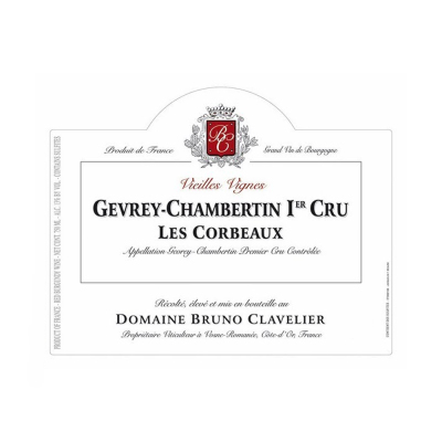 Bruno Clavelier Gevrey-Chambertin 1er Cru Les Corbeaux 2018 (6x75cl)