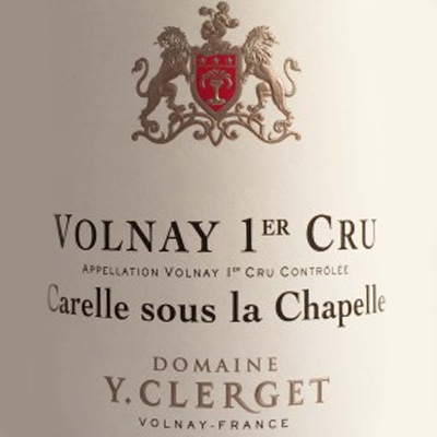Clerget Volnay 1er Cru Carelle Sous La Chapelle 2017 (6x75cl)