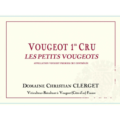 Christian Clerget  Vougeot 1er Cru Les Petits Vougeots 2021 (1x75cl)