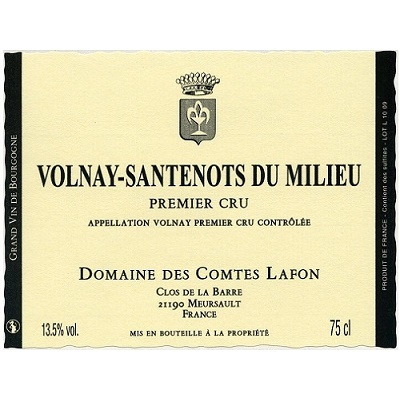 Comtes Lafon Volnay 1er Cru Santenots du Milieu 2011 (12x75cl)