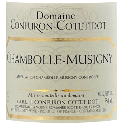 Confuron-Cotetidot Chambolle-Musigny 2013 (12x75cl)