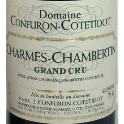 Confuron-Cotetidot Charmes-Chambertin Grand Cru 2009 (3x75cl)