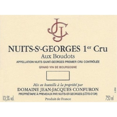 Jean-Jacques Confuron Nuits-Saint-Georges 1er Cru Aux Boudots 2018 (6x75cl)