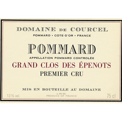 Courcel Pommard 1er Cru Grand Clos des Epenots 2017 (6x75cl)