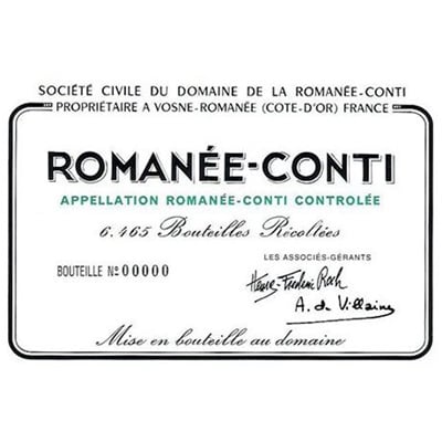 Domaine de la Romanee-Conti Romanee-Conti Grand Cru 2004 (3x75cl)
