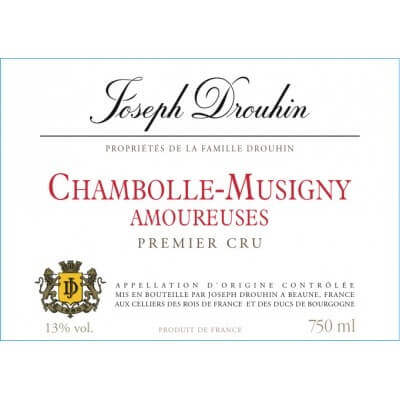 Joseph Drouhin Chambolle-Musigny 1er Cru Les Amoureuses 2009 (3x75cl)