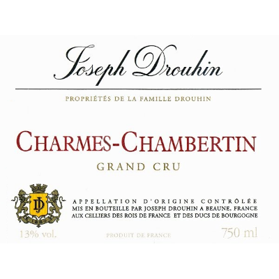 Joseph Drouhin Charmes-Chambertin Grand Cru 2013 (12x75cl)