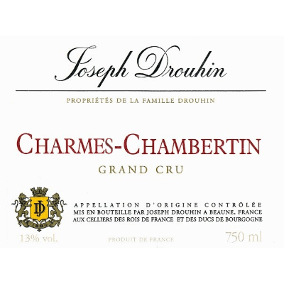 Joseph Drouhin Charmes-Chambertin Grand Cru 2020 (6x75cl)