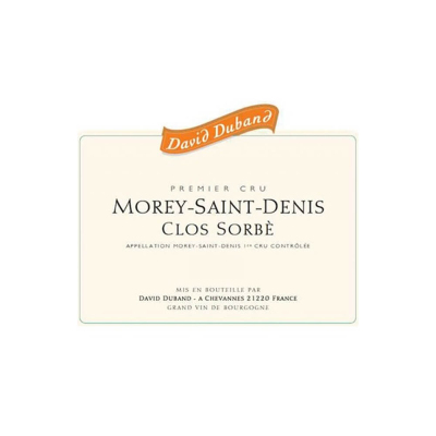 David Duband Morey-Saint-Denis 1er Cru Clos Sorbe  2021 (6x75cl)