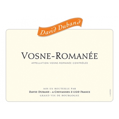 David Duband Vosne Romanee 2020 (6x75cl)