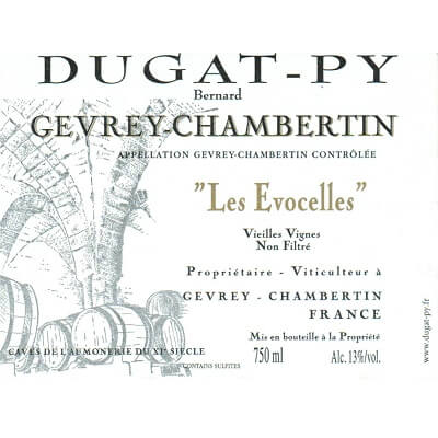 Bernard Dugat-Py Gevrey-Chambertin Les Evocelles VV 2022 (6x75cl)