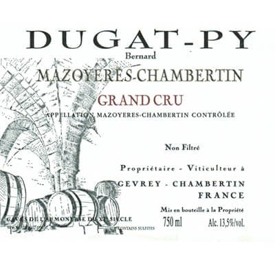 Bernard Dugat-Py Mazoyeres-Chambertin Grand Cru 2021 (6x75cl)