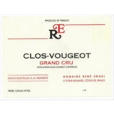 Rene Engel Clos-Vougeot Grand Cru 1998 (1x75cl)