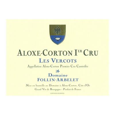 Follin-Arbelet Aloxe-Corton 1er Cru Les Vercots 2003 (12x75cl)