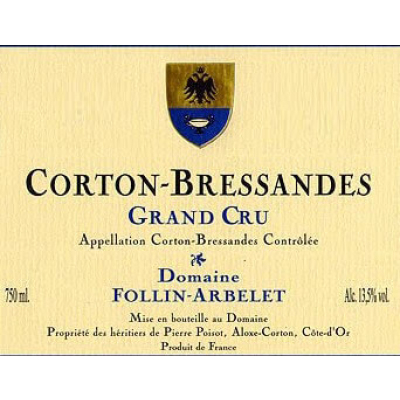 Follin-Arbelet Corton Bressandes Grand Cru 2022 (6x75cl)