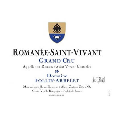 Follin-Arbelet Romanee-Saint-Vivant Grand Cru 2002 (6x150cl)