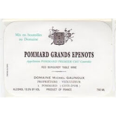 Michel Gaunoux Pommard 1er Cru Grands Epenots 2010 (1x75cl)