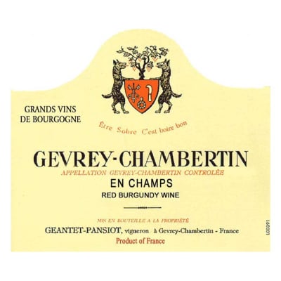 Geantet Pansiot Gevrey-Chambertin En Champs 2020 (6x75cl)