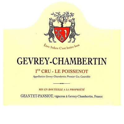 Geantet-Pansiot Gevrey-Chambertin 1er Cru Le Poissenot 2010 (6x75cl)