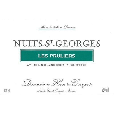 Henri Gouges Nuits-Saint-Georges 1er Cru Les Pruliers 2017 (6x75cl)