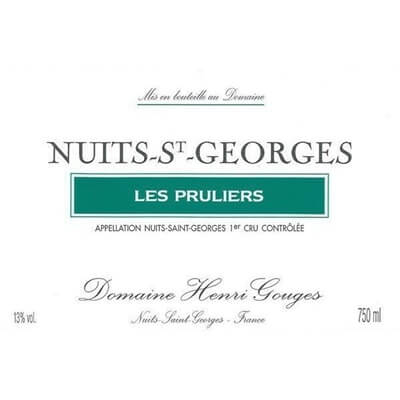 Henri Gouges Nuits-Saint-Georges 1er Cru Les Pruliers 2021 (6x75cl)
