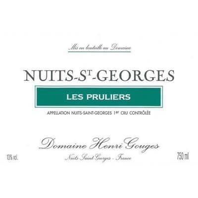 Henri Gouges Nuits-Saint-Georges 1er Cru Les Pruliers 2017 (6x150cl)