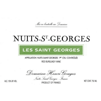 Henri Gouges Nuits-Saint-Georges 1er Cru Les Saint Georges 2015 (1x300cl)