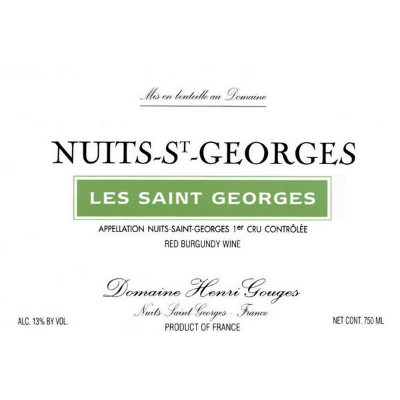 Henri Gouges Nuits-Saint-Georges 1er Cru Les Saint Georges 1995 (1x75cl)