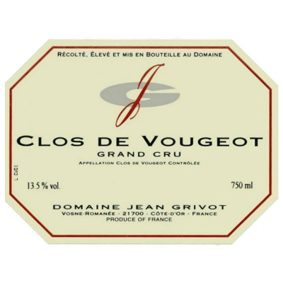 Jean Grivot Clos-de-Vougeot Grand Cru 2012 (6x75cl)