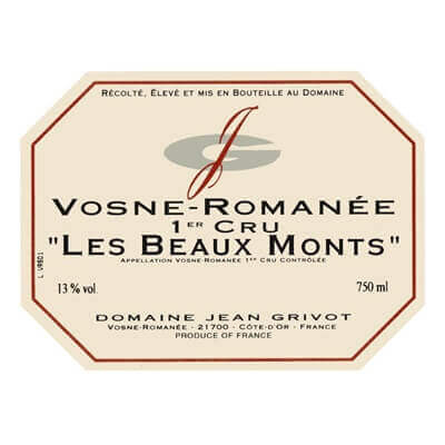Jean Grivot Vosne-Romanee 1er Cru Les Beaux Monts 2015 (1x75cl)