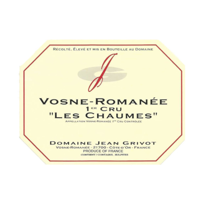 Jean Grivot Vosne Romanee 1er Cru Les Chaumes 2019 (6x75cl)