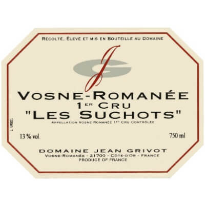 Jean Grivot Vosne-Romanee 1er Cru Les Suchots 2011 (6x75cl)