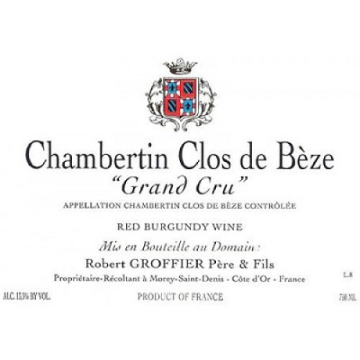 Robert Groffier Chambertin-Clos-De-Beze Grand Cru 2008 (6x75cl)