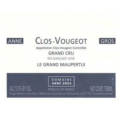 Anne Gros Clos-Vougeot Grand Cru Le Grand Maupertui 2023 (6x75cl)