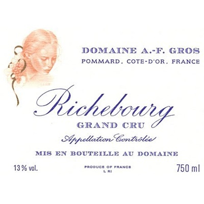 Anne-Francoise Gros Richebourg Grand Cru 2013 (6x75cl)