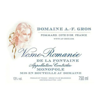 Anne-Francoise Gros Vosne Romanee 1er Cru Clos De La Fontaine 2013 (6x75cl)