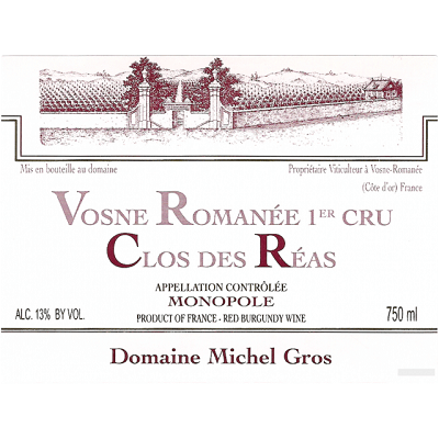 Michel Gros Vosne-Romanee 1er Cru Clos des Reas 2020 (6x75cl)
