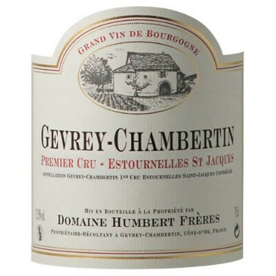 Humbert Freres Gevrey-Chambertin 1er Cru Estournelles St Jacques 2012 (1x75cl)