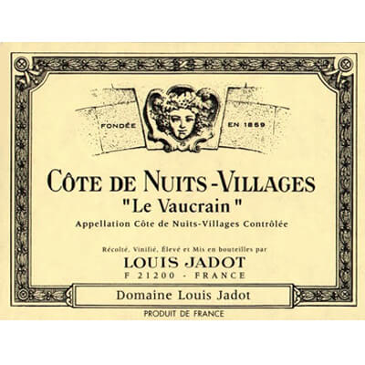 Louis Jadot Cote De Nuits Villages Le Vaucrain 2022 (6x75cl)