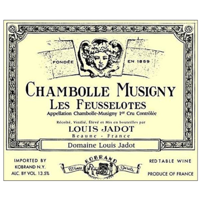 Louis Jadot Chambolle-Musigny 1er Cru Les Feusselottes 2010 (6x75cl)