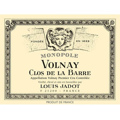 (Maison) Louis Jadot Volnay 1er Cru Clos de la Barre 2020 (6x75cl)
