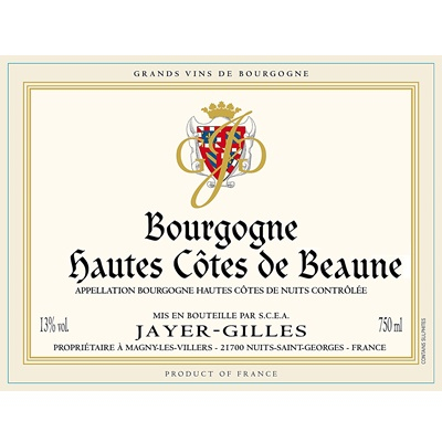 Jayer Gilles Hautes-Cotes-de-Beaune Rouge 2013 (12x75cl)