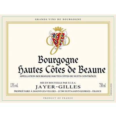 Jayer Gilles Hautes-Cotes-de-Beaune Rouge 2017 (6x150cl)