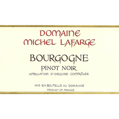 Michel Lafarge Bourgogne Rouge 2018 (6x75cl)