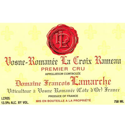 Francois Lamarche Vosne-Romanee 1er Cru La Croix Rameau 2009 (12x75cl)