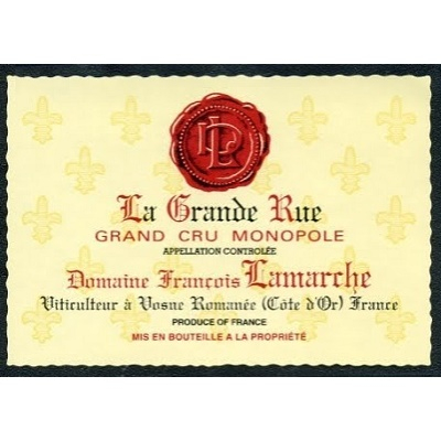 Francois Lamarche La Grande Rue Grand Cru 2018 (3x75cl)