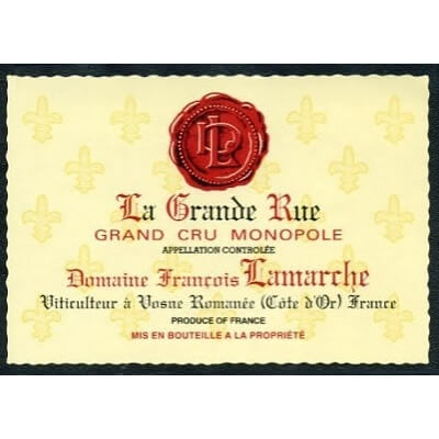 Francois Lamarche La Grande Rue Grand Cru 2019 (1x150cl)